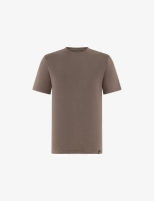 Crewneck Stretch Pima Cotton T-Shirt by BOGGI MILANO