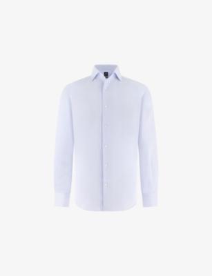 Dobby-Textured Slim-Fit Cotton Shirt by BOGGI MILANO