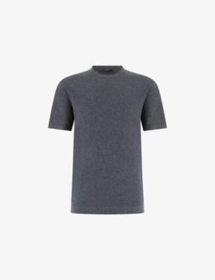 Fine-Knit Regular-Fit Linen And Cotton T-Shirt by BOGGI MILANO