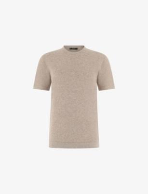 Fine-Knit Regular-Fit Linen And Cotton T-Shirt by BOGGI MILANO