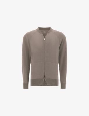 Fine-Knit Regular-Fit Merino-Wool Bomber Jacket by BOGGI MILANO