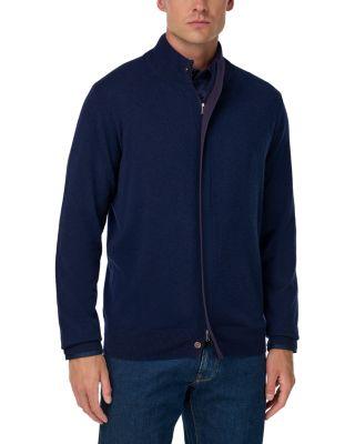 Full-Zip Cashmere Wool Sweater by BOGGI MILANO