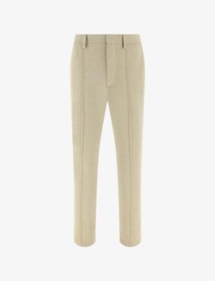 Jersey Straight-Leg Cotton-Blend Trousers by BOGGI MILANO