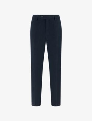 Linen Tapered Trousers by BOGGI MILANO