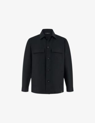Link Regular-Fit Linen Shirt Jacket by BOGGI MILANO