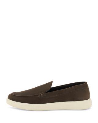 Men's Suede Leather Loafer Sneakers by BOGGI MILANO