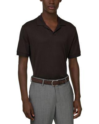 Mini Jacquard Open Collar Shirt by BOGGI MILANO