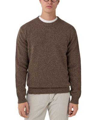 Mouline Wool Crewneck Sweater by BOGGI MILANO