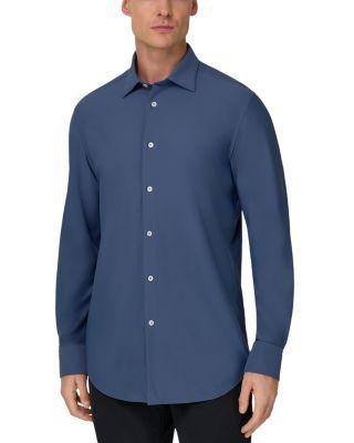 Piquet Slim Fit Tokyo Shirt by BOGGI MILANO