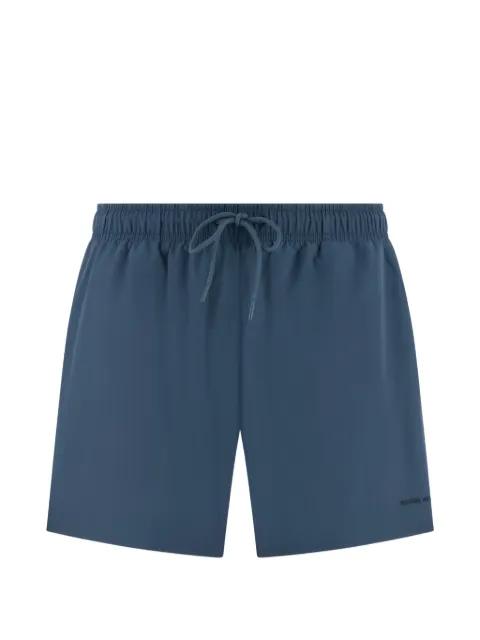 Plain drawstring-waistband technical swim shorts by BOGGI MILANO