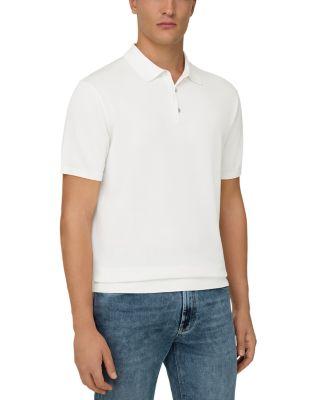 Regular Fit Cotton Silk Polo Shirt by BOGGI MILANO