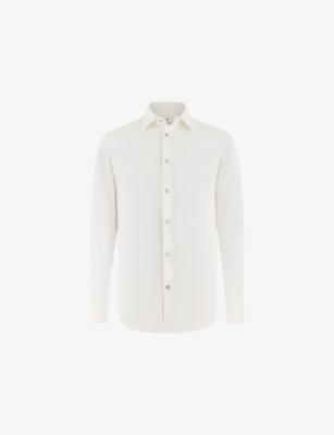 Regular-Fit Cotton-Silk Shirt by BOGGI MILANO