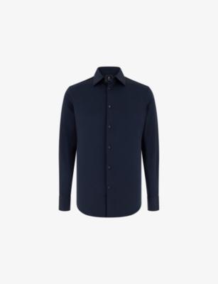 Regular-Fit Cotton and Silk-Blend Polo Shirt by BOGGI MILANO