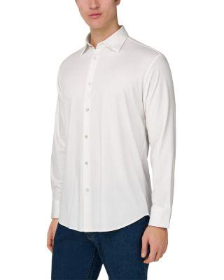 Regular Fit Cotton and Silk Polo Shirt by BOGGI MILANO