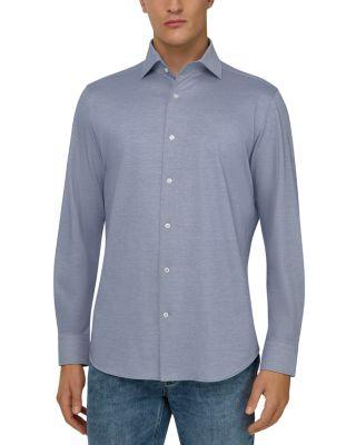 Regular Fit Japanese Jersey Shirt by BOGGI MILANO