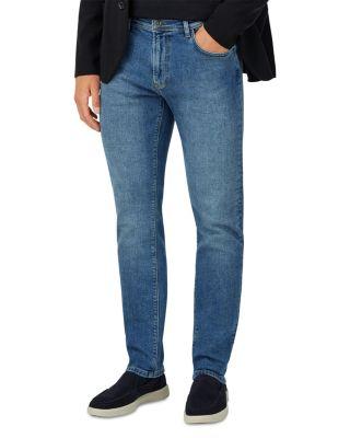 Regular Fit Jeans in Medium Blue by BOGGI MILANO
