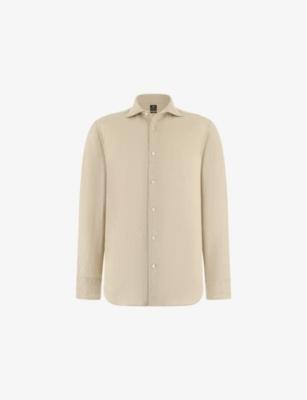 Regular-Fit Long-Sleeve Linen Shirt by BOGGI MILANO