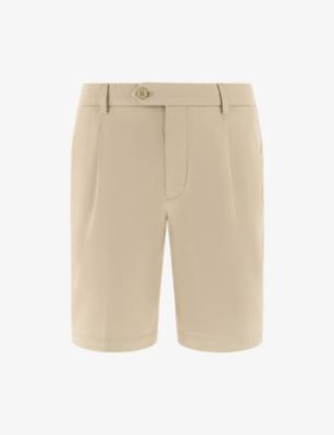 Regular-Fit Stretch Cotton-Blend Bermuda Shorts by BOGGI MILANO