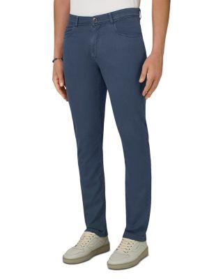 Regular Fit Stretch Cotton Jeans by BOGGI MILANO