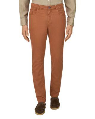 Regular Fit Stretch Cotton Jeans by BOGGI MILANO Regular Fit Stretch Cotton Jeans by BOGGI MILANO