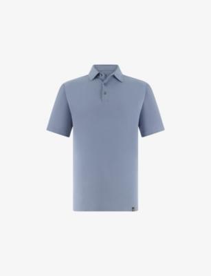 Regular-Fit Stretch Pima Cotton Polo Shirt by BOGGI MILANO