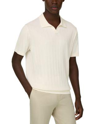Relaxed Fit Cotton Silk Polo Shirt by BOGGI MILANO
