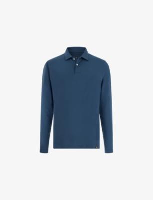 S-Cafè® Regular-Fit Stretch Cotton-Piqué Polo Shirt by BOGGI MILANO
