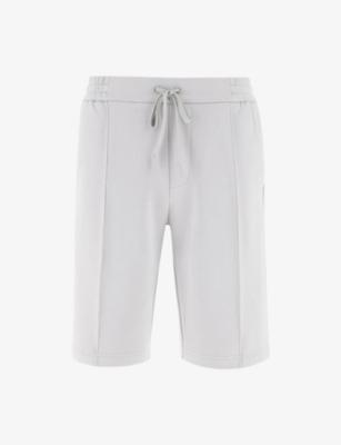 Scuba Elasticated-Waist Stretch Cotton-Blend Bermuda Shorts by BOGGI MILANO