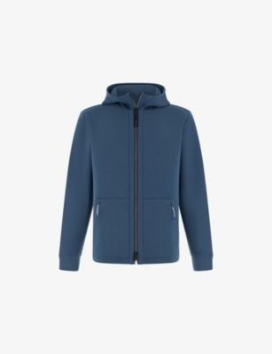 Scuba Regular-Fit Stretch Cotton-Blend Hoody by BOGGI MILANO