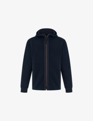 Scuba Regular-Fit Stretch Cotton-Blend Hoody by BOGGI MILANO
