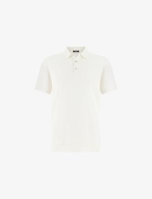 Slim-Fit Short-Sleeve Cotton and Silk-Blend Polo by BOGGI MILANO