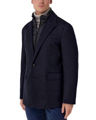 Smart Flannel Removable Bib Jacket by BOGGI MILANO