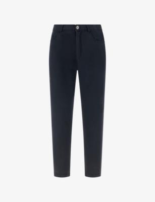Straight Regular-Fit Stretch-Denim Jeans by BOGGI MILANO