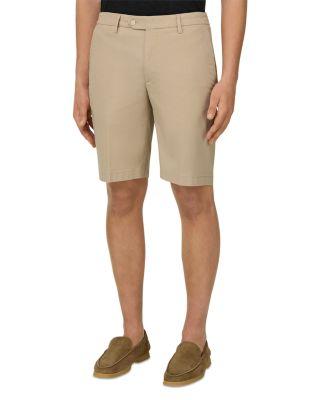 Stretch Cotton Bermuda Shorts by BOGGI MILANO