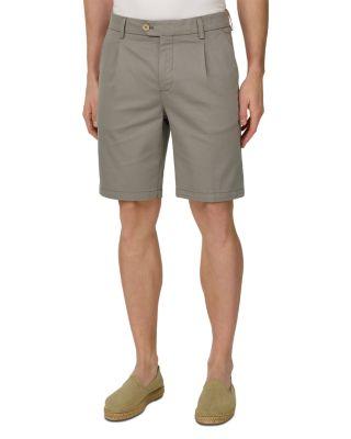 Stretch Cotton and Tencel Bermuda Shorts by BOGGI MILANO