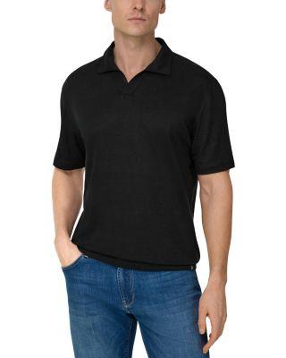 Stretch Linen Jersey Polo Shirt by BOGGI MILANO