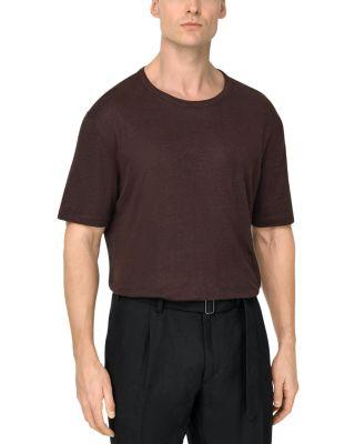 Stretch Linen Jersey T-Shirt by BOGGI MILANO
