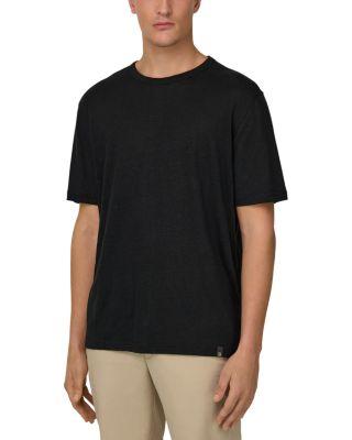 Stretch Linen Jersey T-Shirt by BOGGI MILANO