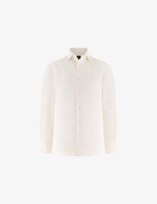 Striped Regular-Fit Linen Shirt by BOGGI MILANO