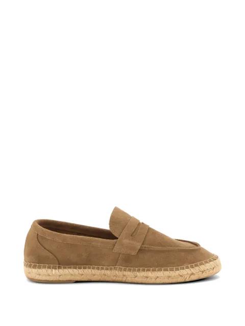 Tellin suede-leather espadrilles by BOGGI MILANO