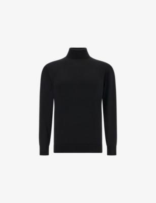 Turtle-Neck Merino-Wool Jumper by BOGGI MILANO