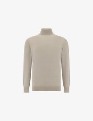 Turtle-Neck Merino-Wool Jumper by BOGGI MILANO