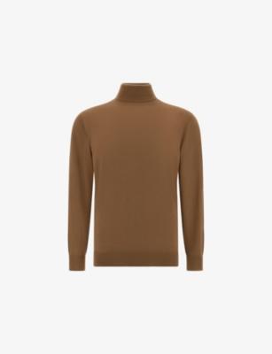 Turtle-Neck Merino-Wool Jumper by BOGGI MILANO