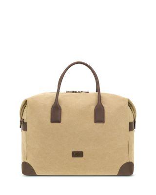 Washed Canvas Weekend Bag by BOGGI MILANO
