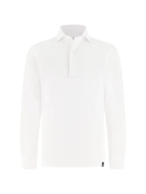 buttoned jersey polo shirt by BOGGI MILANO