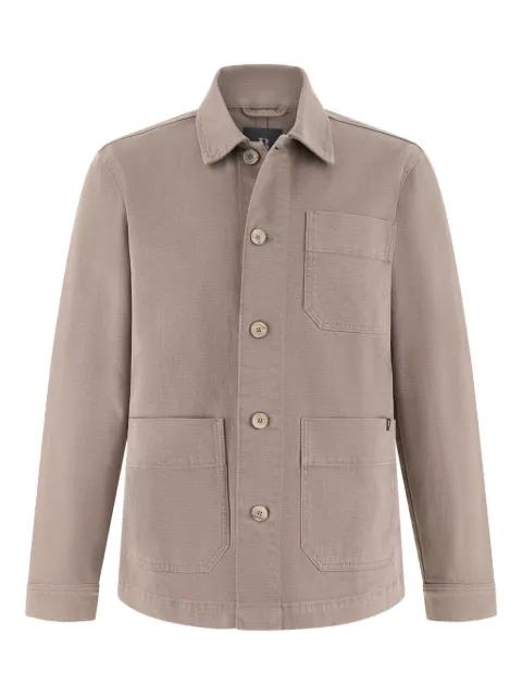 buttoned shirt jacket by BOGGI MILANO