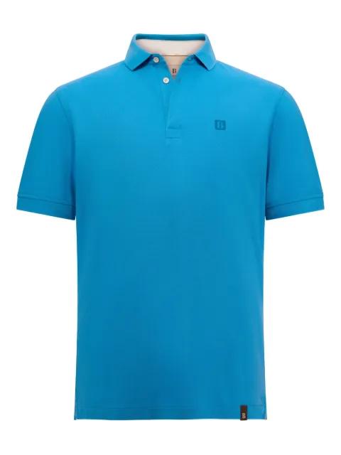 cotton-piqué logo polo shirt by BOGGI MILANO