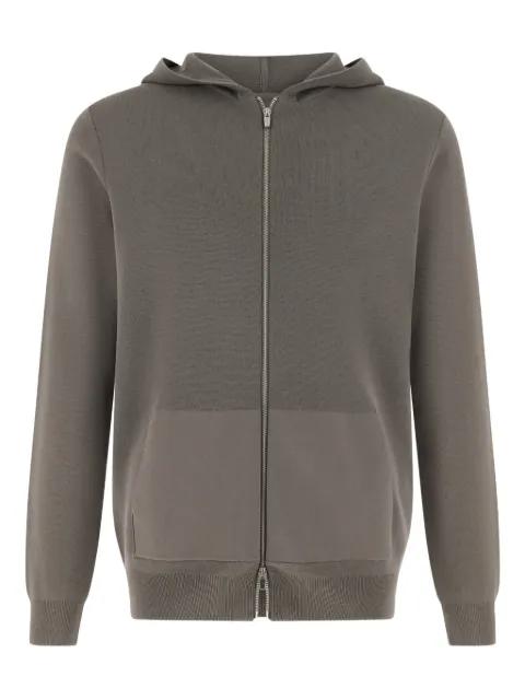 full-zip raglan jumper by BOGGI MILANO