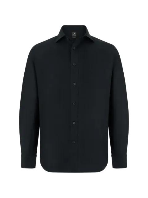 garment-washed linen shirt by BOGGI MILANO