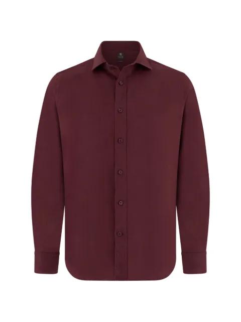 garment-washed linen shirt by BOGGI MILANO